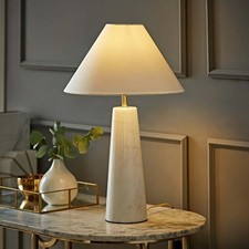 Lampada da tavolo base marmo