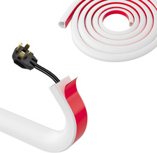 Canalina Passacavi Adesiva Bianca 4M Fili Elettrici Parete Canalina Flessibile P