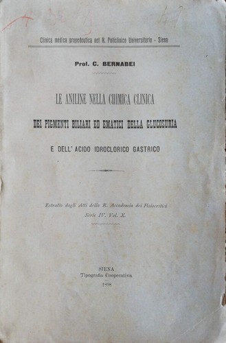 Aniline nella chimica - le,