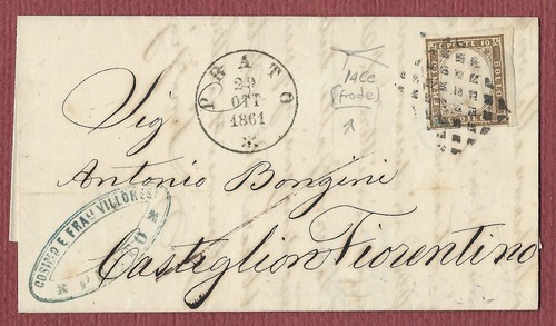 Lettera storia postale regno - storia,
