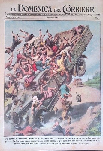 Copertina domenica del - domenica,