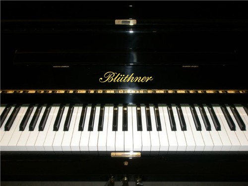 Bluthner metallic gold piano - gold,