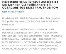 autoradio 1 din con schermo Bluetooth  Car Play Con Android E iOS 