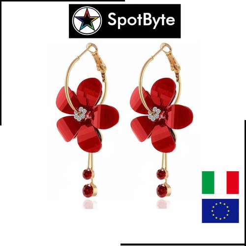 Coppia orecchini donna fiore - coppia,