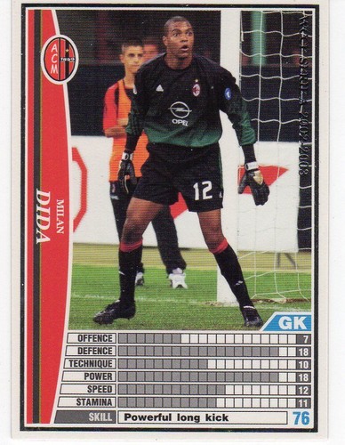 Figurina card wccf european - figurina,