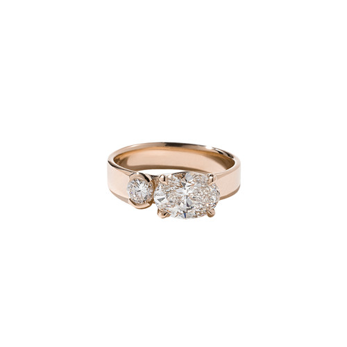 Anello oro rosa kt per - anello,