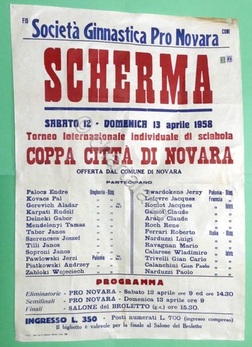 Manifesto società ginnastica - manifesto,