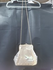 borsa borsello borsetta tracolla portamonete in pelle di vero rettile