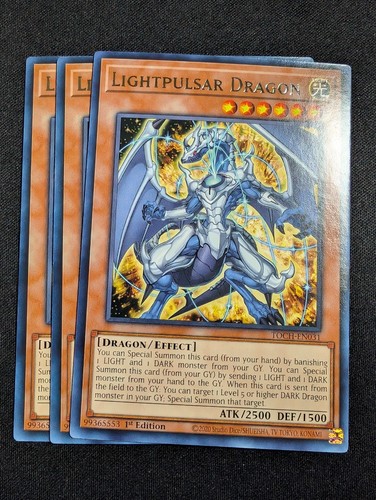 Yugioh drago pulsar luce - 3x,