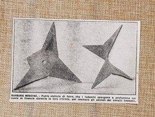 Punte di ferro stellate tedeschi 1915 Per ostacolare cavalli francesi WW1 Guerra