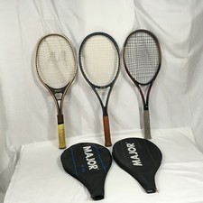 3 Stück Vintage Tennisschläger, Major XT 200, Torpedo, Technifibre