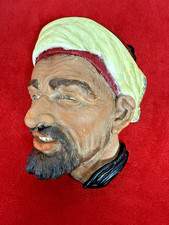 Bosson TURKISH MAN  Legend Products Chalkware Head Sculpture 1961