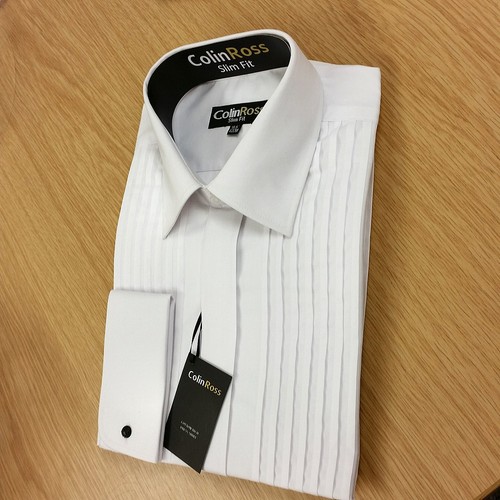 Camicia elegante uomo bianca