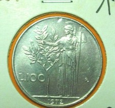 100 lire 1972 minerva1 tipo - 100,
