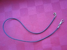 CATENA per OROLOGIO da TASCA TASCHINO CIPOLLA CATENINA COLLANA NERA 41 CM