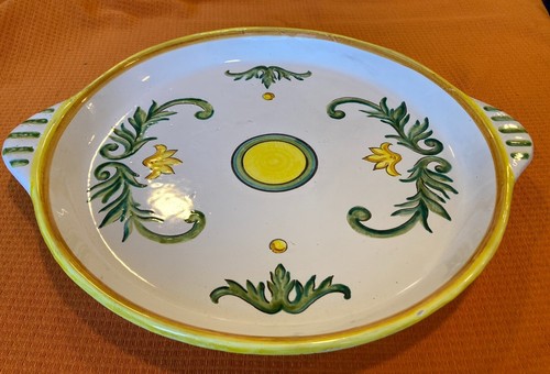 Piatto grande ceramica - in,