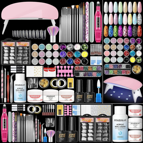 Kit unghie acrilico con - acrilico,
