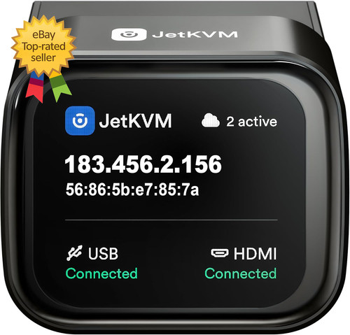 Jetkvm kvm telecomando - ip, pc