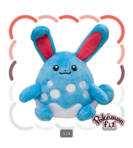 Azumarill plush pokemon fit - azumarill,