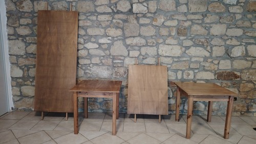 Tavoli legno con prolunghe - legno,