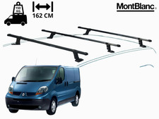 3 BARRE PORTATUTTO PORTAPACCHI TETTO PER RENAULT TRAFIC 2001-2014 PROFESSIONAL