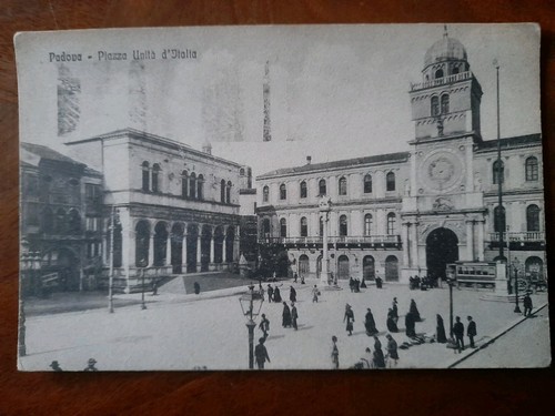 Cartolina padova piazza unità - cartolina,