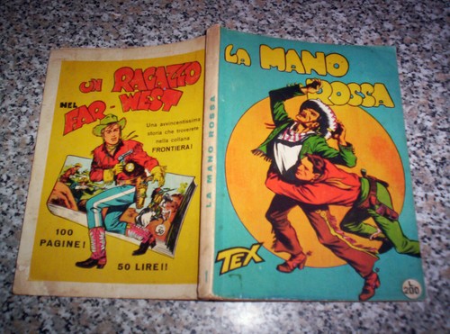 Tex spillato 200 lire - n.1,