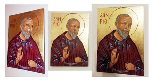 Icona san pio padre - san, pio,