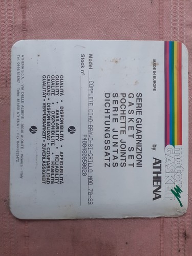 Kit guarnizioni motore