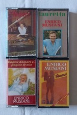 Collezione Lotto 4 Musicassette Vintage Enrico Musiani Musica italiana Folk