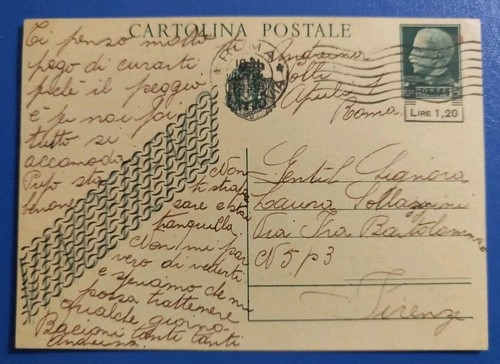 1945 intero postale