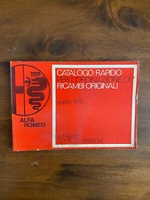 Catalogo parti ricambio - -, alfa