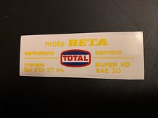 Adesivo decalcomania serbatoio