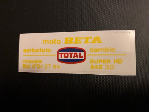 Adesivo decalcomania serbatoio