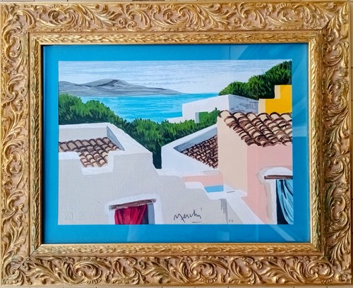 Renzo meschis serigrafia - serigrafia, su