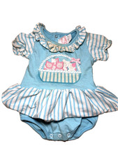 Vestito pagliaccetto vintage