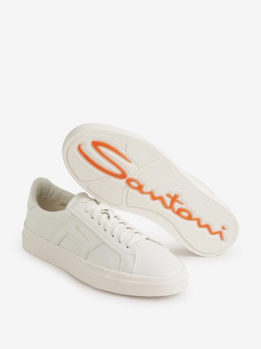 795 santoni white leather - $795,