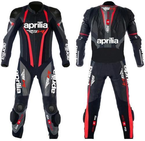 Aprilia tuta moto pelle - pelle, racing