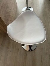 Sgabello Peltex in eco pelle monopiede col. grigio [COMPL46]