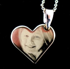 Ciondolo foto cuore da