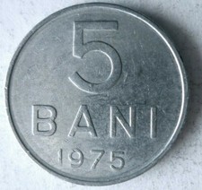 ROMANIA 5 BANI 1975 - Moneta ottima - Spedizione gratuita - Contenitore #ZZZ