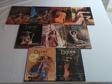 DJINN  1 - 9 SEQUENZA COMPLETA  CARTONATI ALESSANDRO EDITORE 