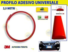 Striscia adesiva paraurti Profilo rosso racing tuning universale per auto kit 