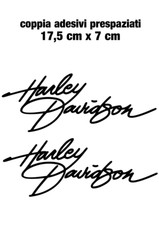 Coppia adesivi stile harley - adesivi,