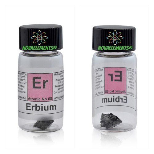 Erbium metal element - erbium,