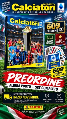 Calciatori panini 2026 - calciatori,