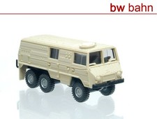 Roco miniatura modello H0 1706 Steyr Puch Pinzgauer 6x6 furgone beige - merce di seconda scelta