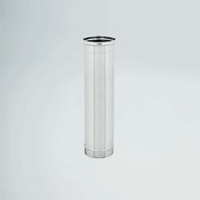 TUBO MONO - PARETE INOX 1000mm