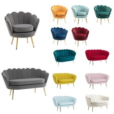 HOMCOM Poltrona Vintage di