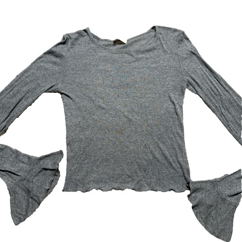 Top basic zara grigio - top,
